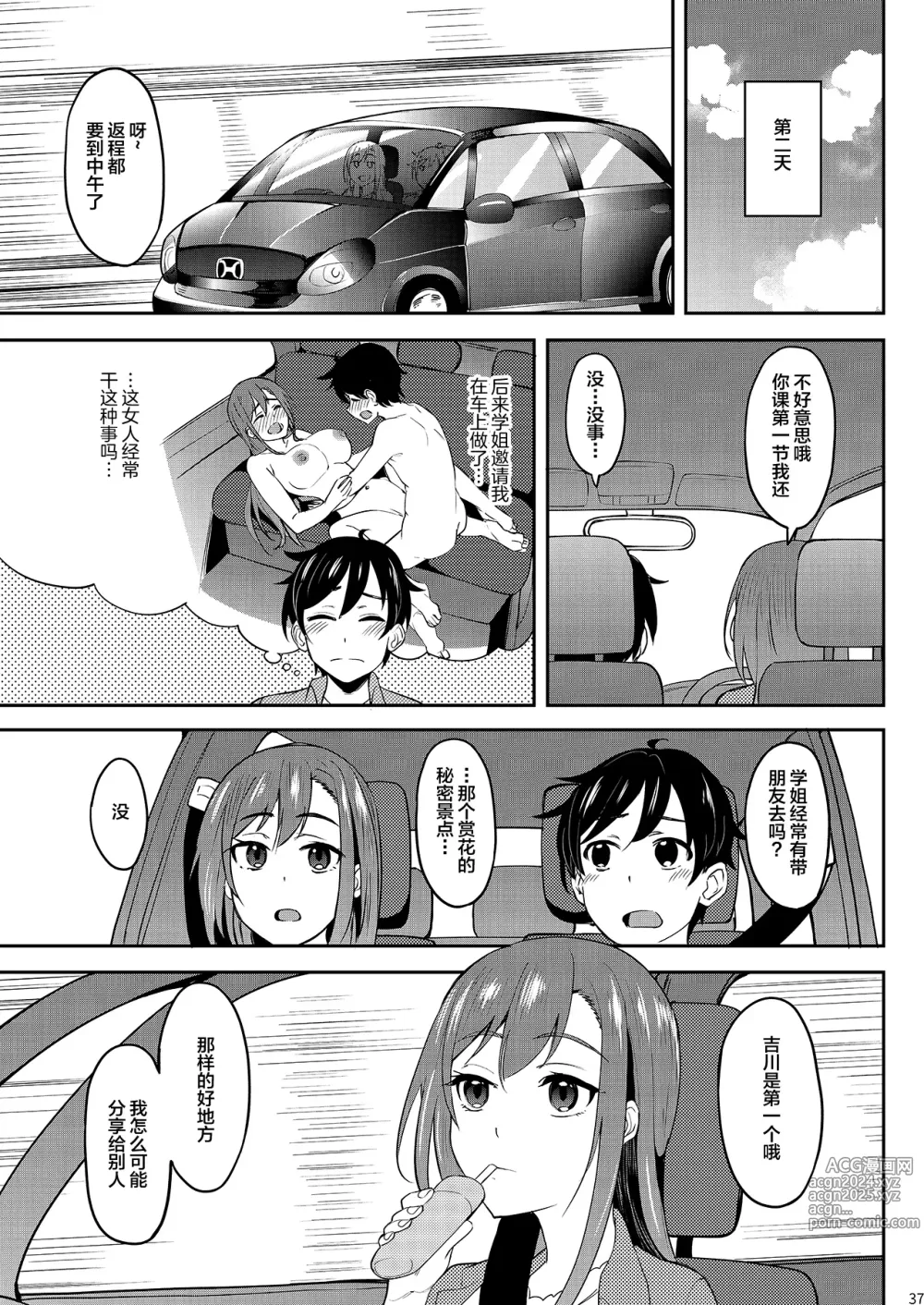 Page 36 of doujinshi Yoidore Hanamizake   Daigaku no Senpai to Ohanami Deisui Sex