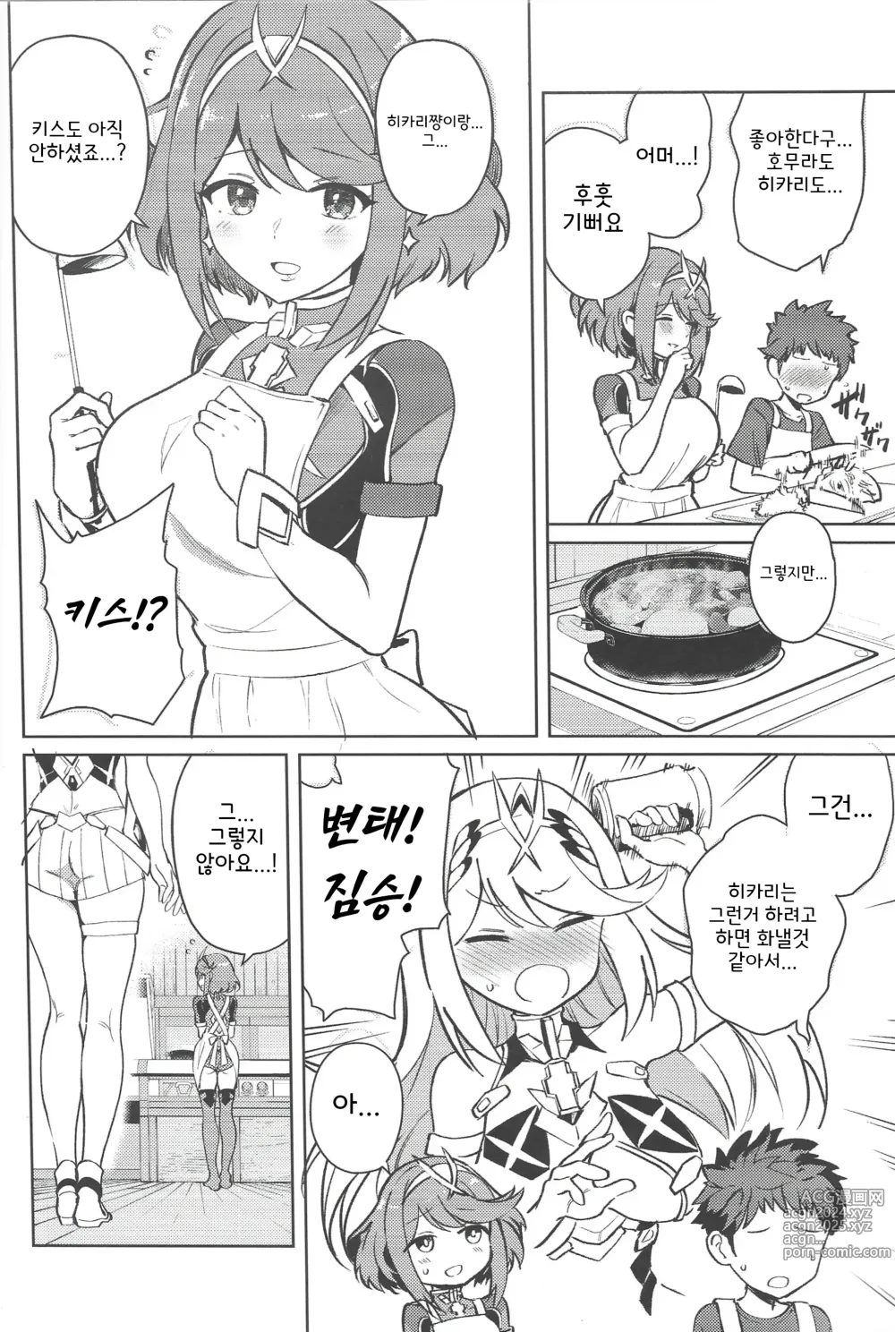 Page 3 of doujinshi 야한게 하고 싶은 히카리와 호무라