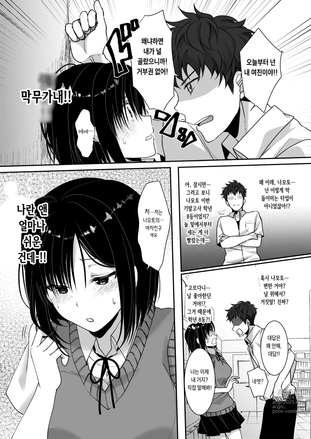 Page 10 of doujinshi MistakeR ~Jimi de Kyonyuu na Osananjimi wo Saimin Appli de Risou no Ero-gal ni Kaizou Shite Koibito ni Suru Keikaku~