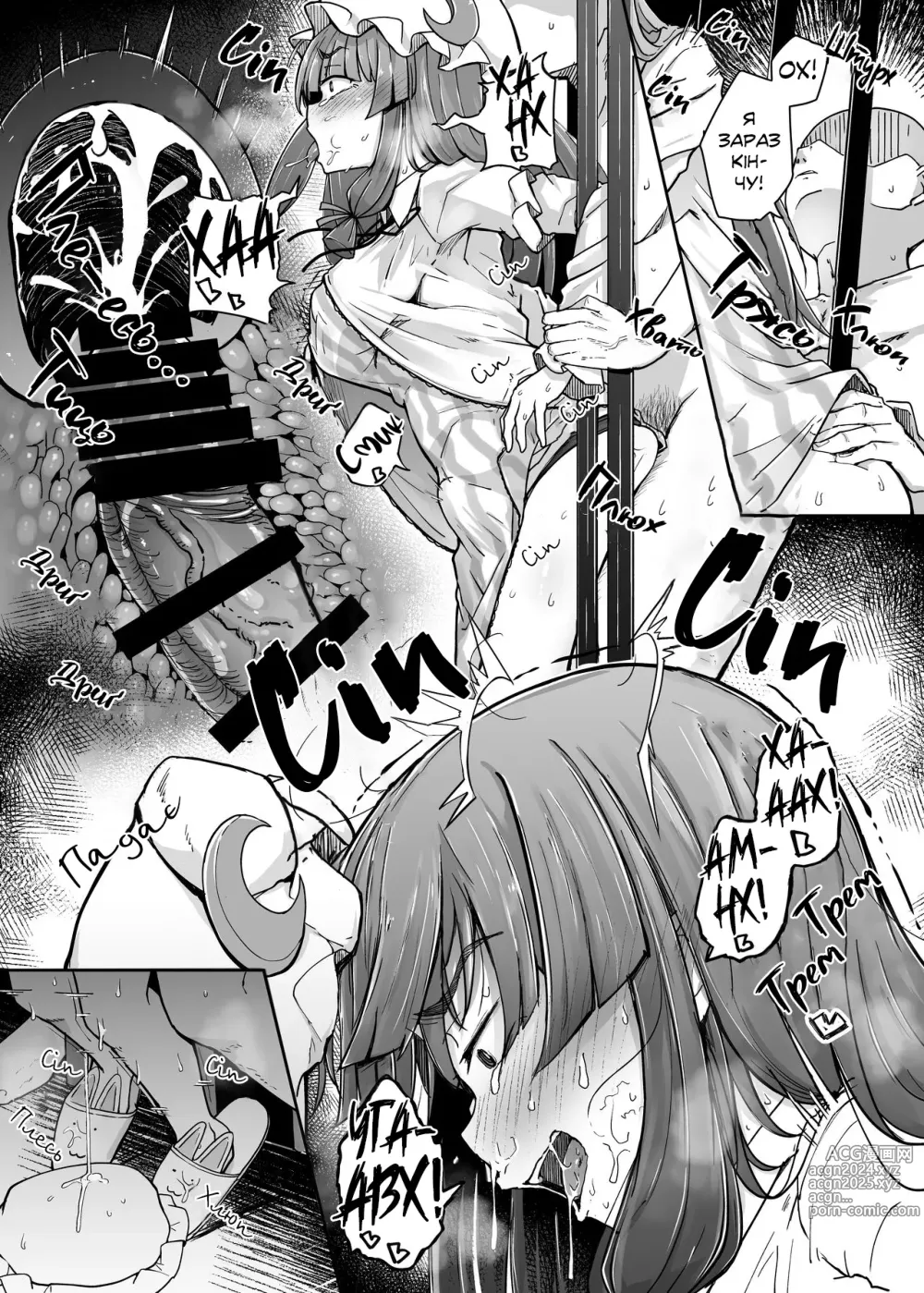 Page 9 of doujinshi Діра і збочена непорушна велика бібліотекарка 3