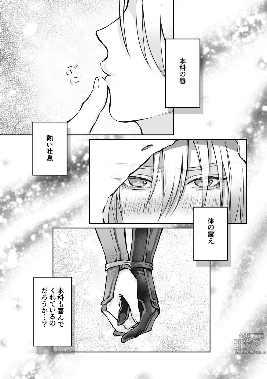 Page 8 of doujinshi Kizuna level ga 100 ni natta kudan ni tsuite