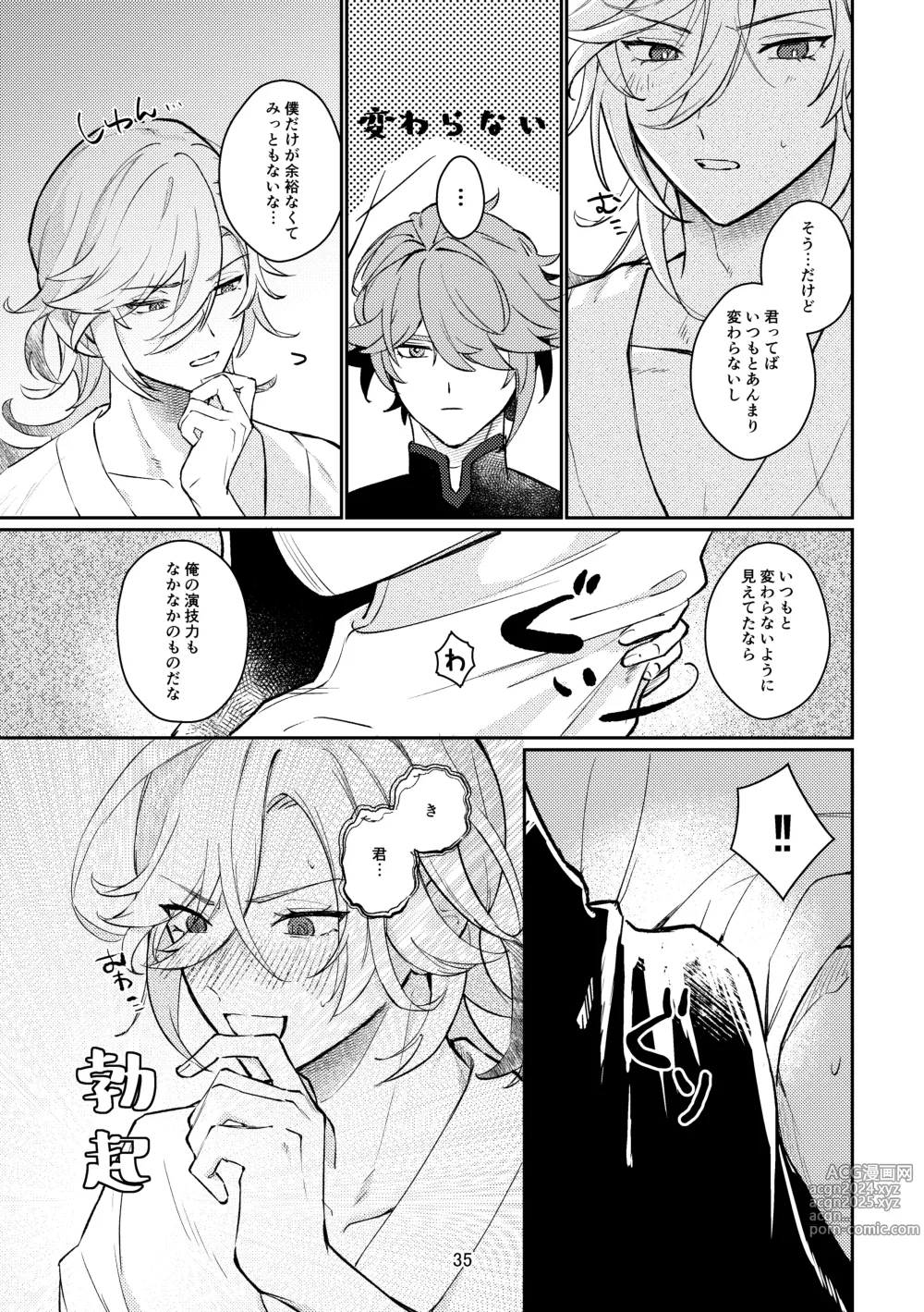 Page 34 of doujinshi 36.8℃ no kyoukai