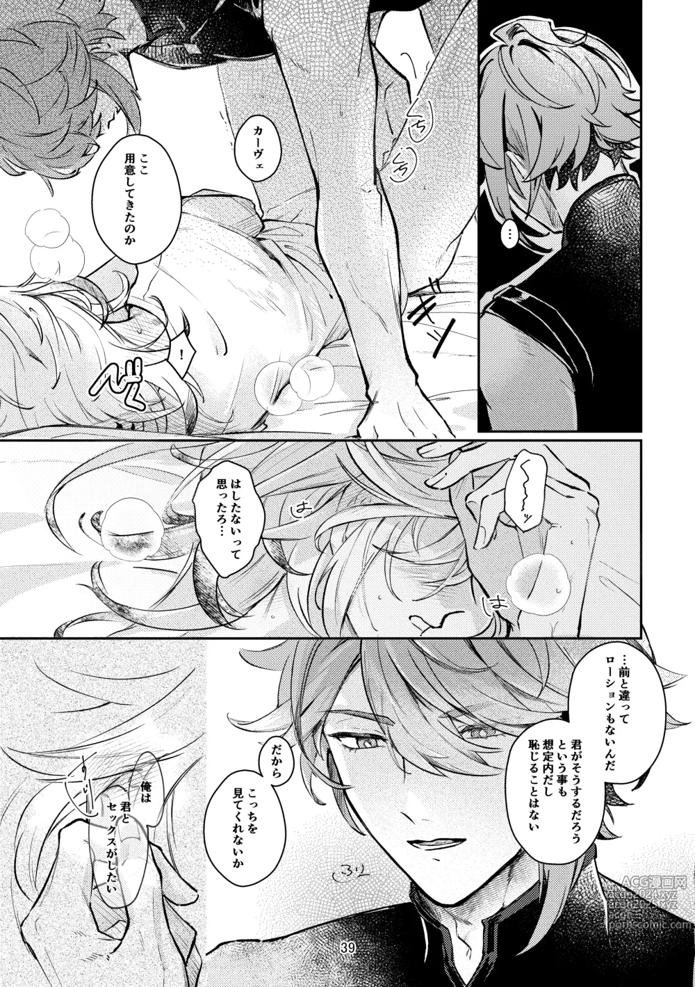 Page 38 of doujinshi 36.8℃ no kyoukai