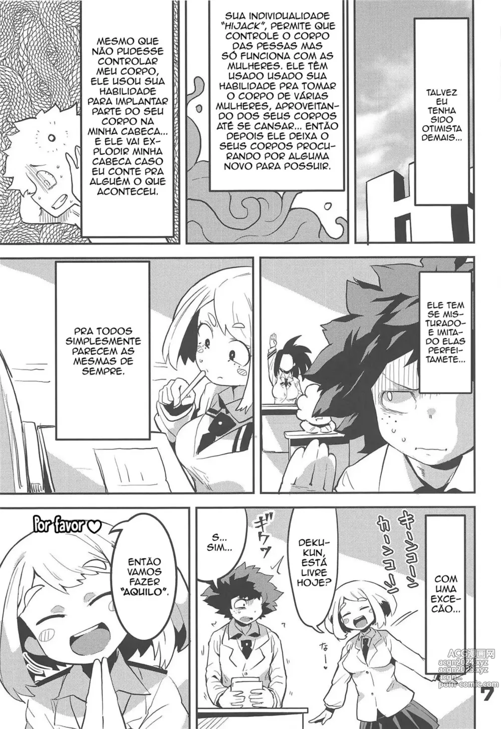 Page 6 of doujinshi Boku to Nottori Villain Nakademia