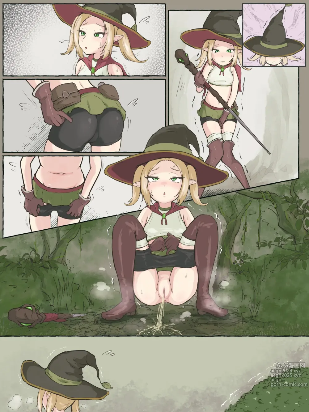 Page 47 of doujinshi Boukensha Elf-chan Kimo Slime to Koubi