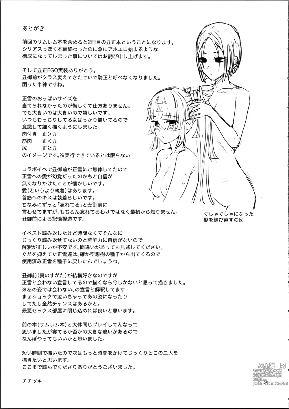 Page 25 of doujinshi Negai no Ura de 丨希冀之裡