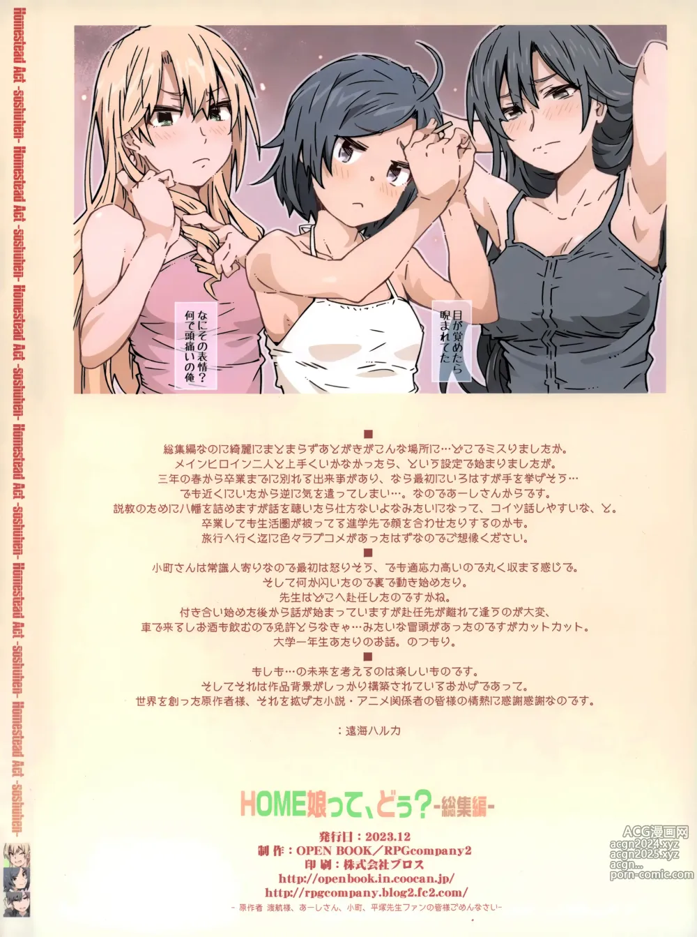 Page 105 of doujinshi HOME Ko tte Dou? -Soushuuhen-