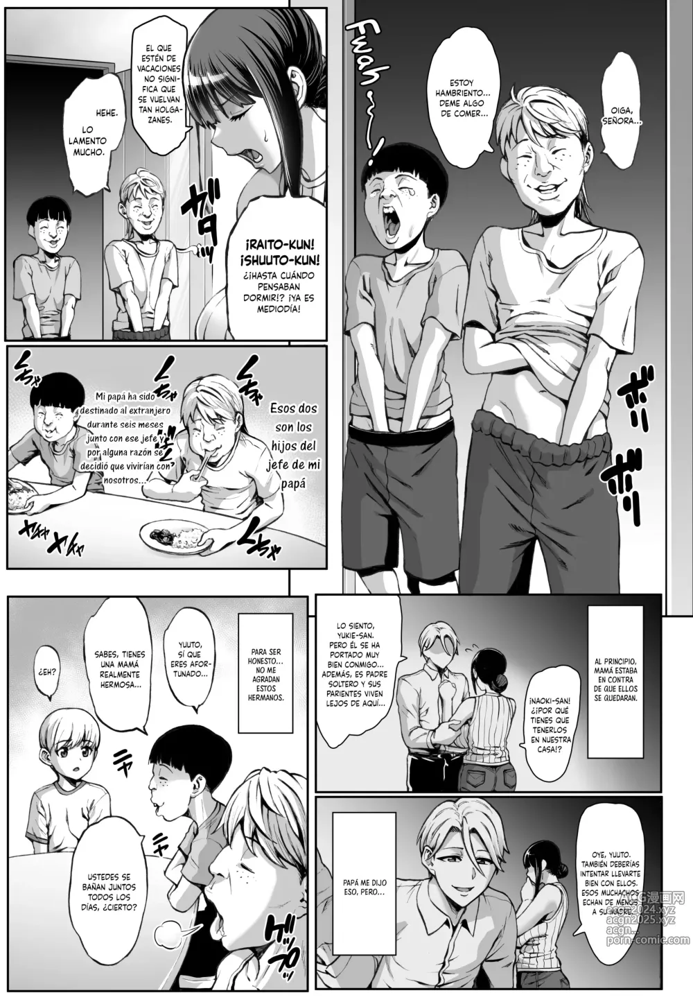 Page 4 of doujinshi La Cara de tu Madre cuando se viene es jodidamente Horrible + Omake (decensored)