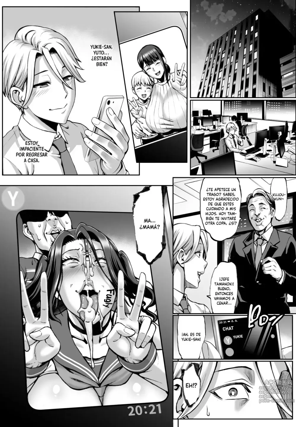 Page 32 of doujinshi La Cara de tu Madre cuando se viene es jodidamente Horrible 2 + Omake (decensored)