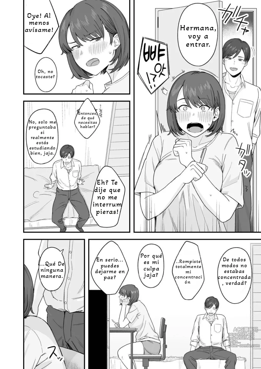 Page 6 of doujinshi Benkyou ni Shuuchuu shitai Muttsuri na Ane wa, Karada no Aishou Bacchiri na Otouto no Sasoi o Kotowarenai