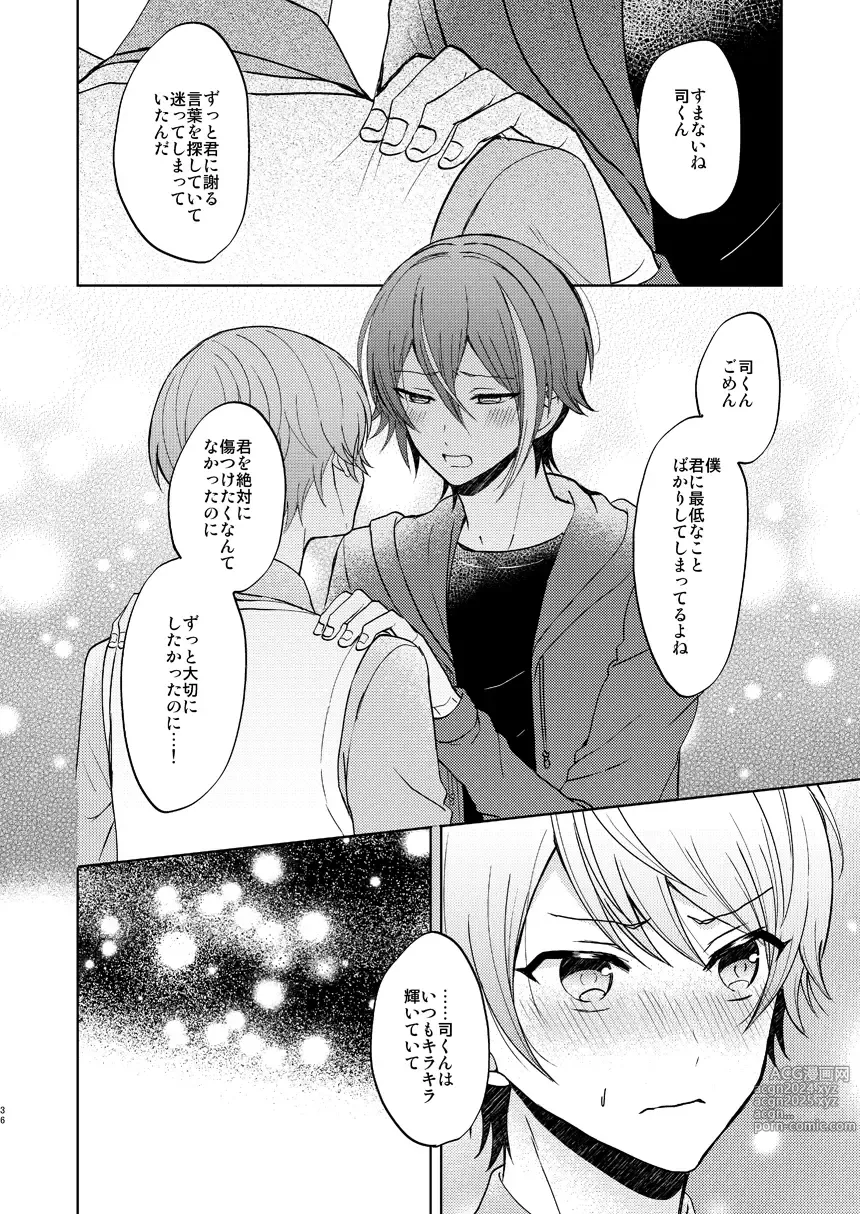 Page 35 of doujinshi Kimi no Jinsei no Ichibu ni Naritai. - I want to be a part of your life