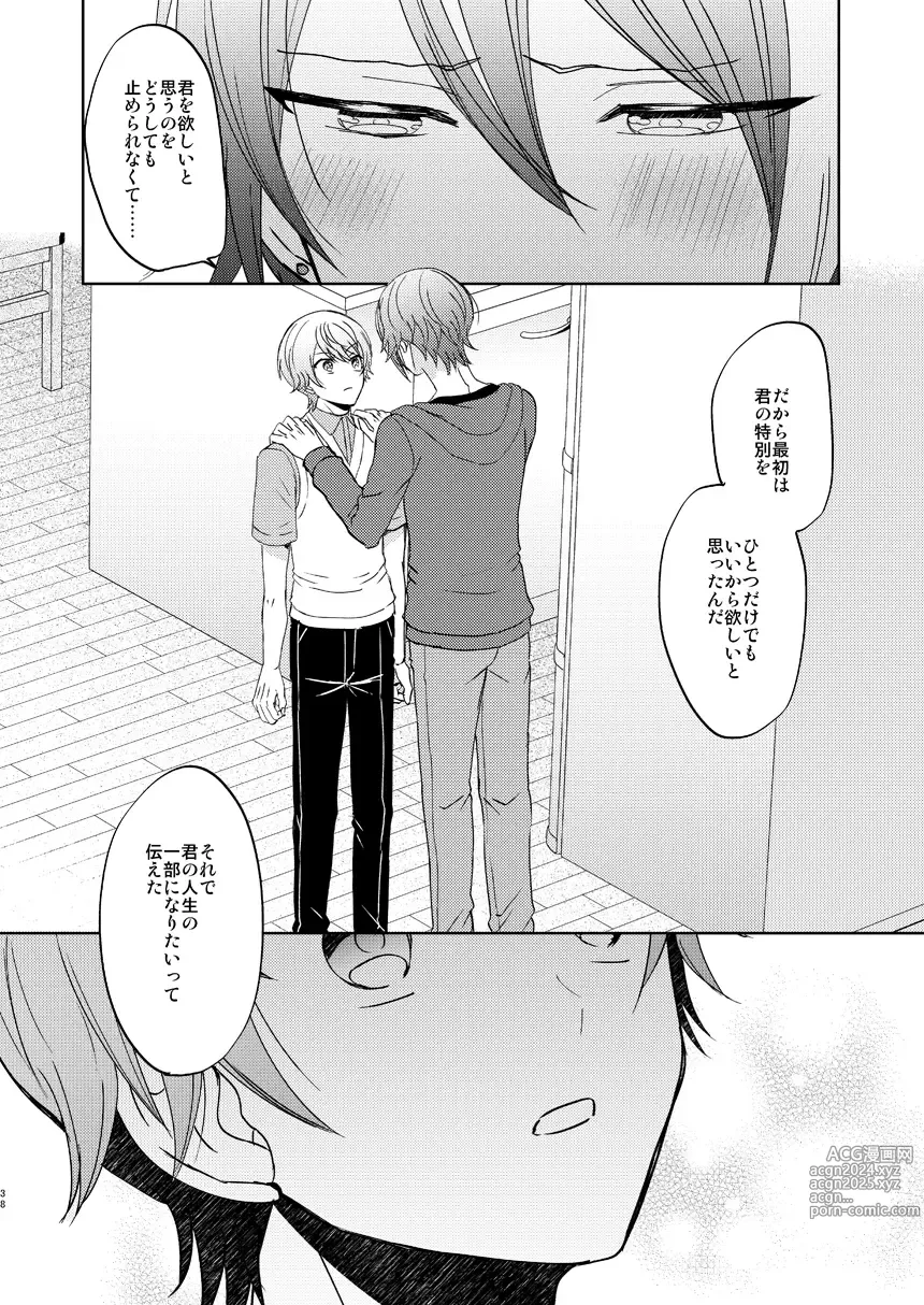 Page 37 of doujinshi Kimi no Jinsei no Ichibu ni Naritai. - I want to be a part of your life