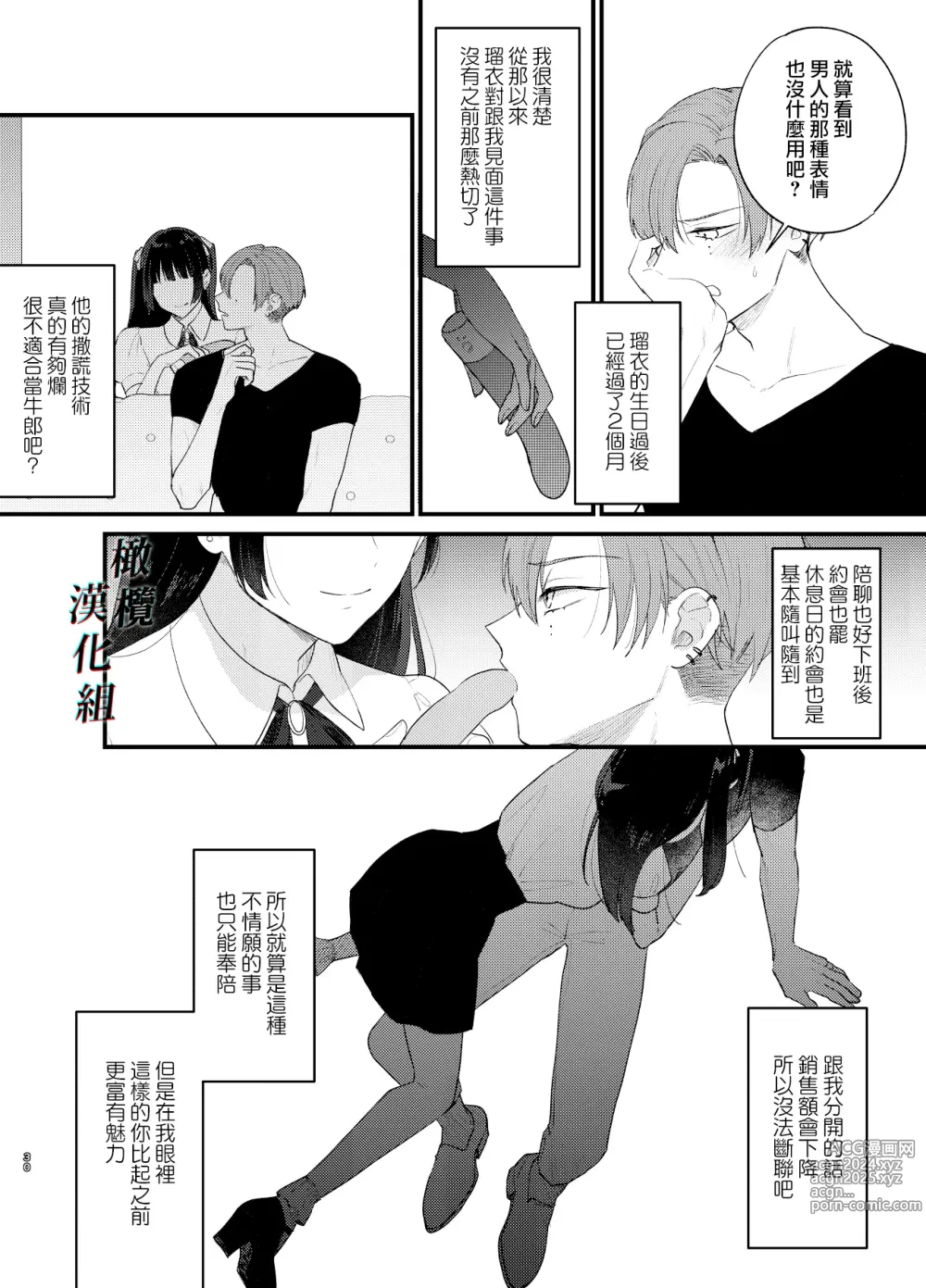 Page 32 of doujinshi 人渣牛郎雌堕～千依百顺的女子调教牛郎至雌堕～