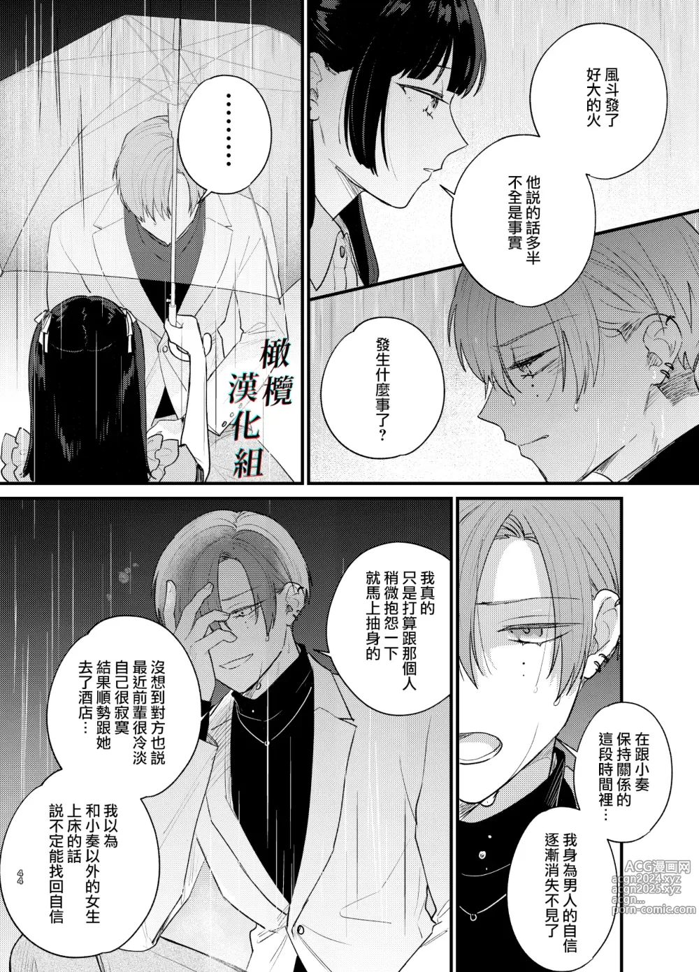 Page 46 of doujinshi 人渣牛郎雌堕～千依百顺的女子调教牛郎至雌堕～