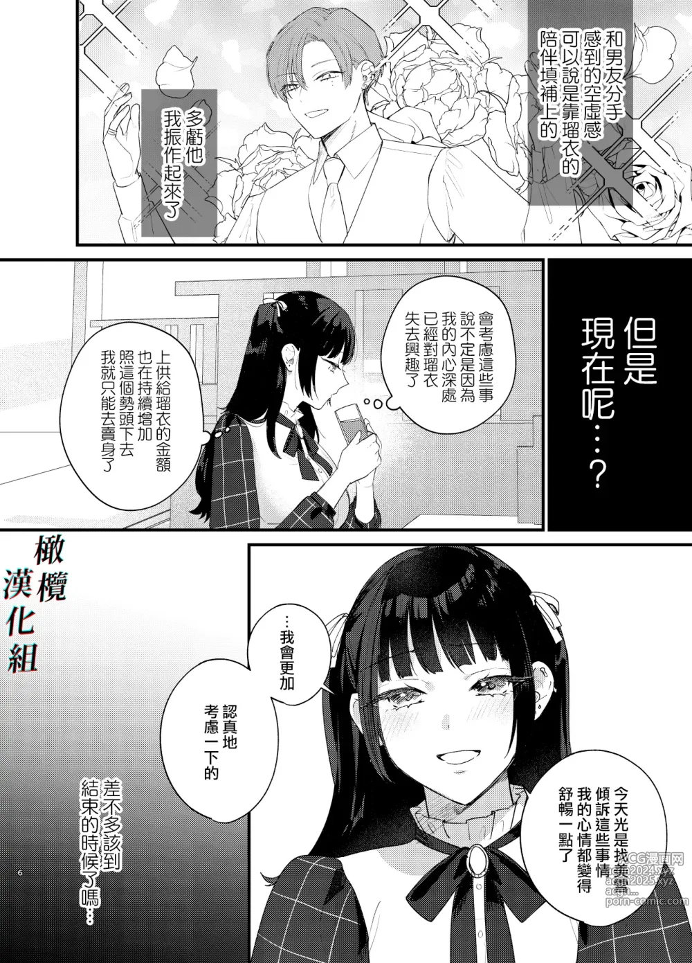 Page 7 of doujinshi 人渣牛郎雌堕～千依百顺的女子调教牛郎至雌堕～