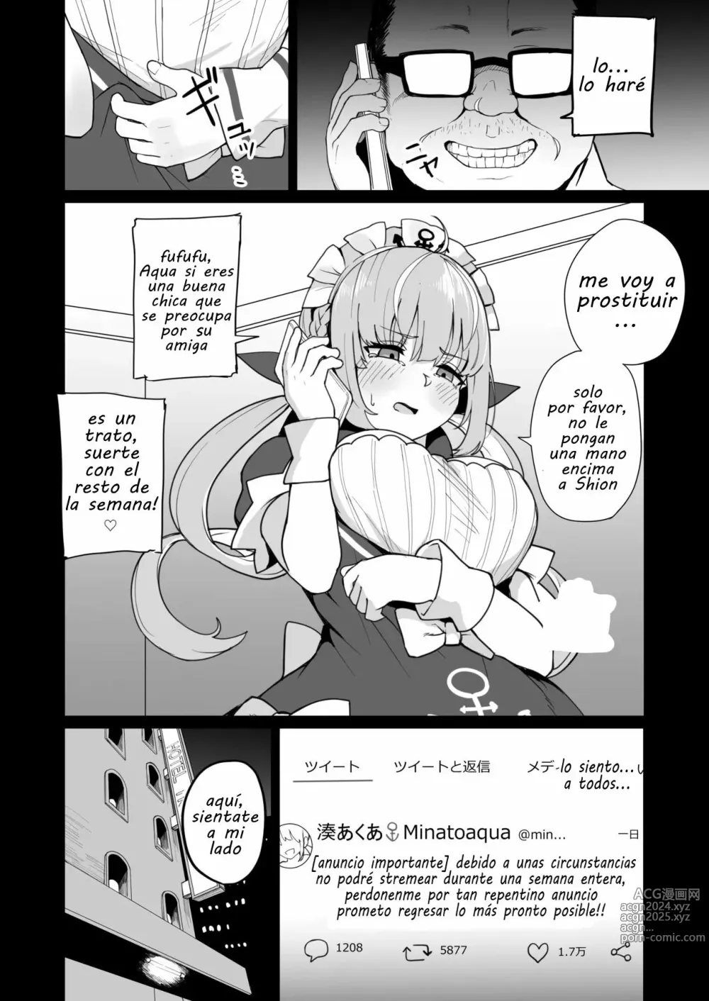 Page 7 of doujinshi Aqua-chan por el Bien de su Amiga