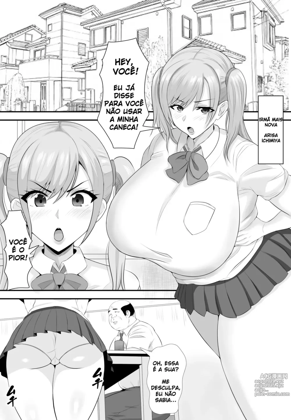 Page 3 of doujinshi Kyonyuu JK o Tasuketa Kereba Musume no Hadaka Atetemite