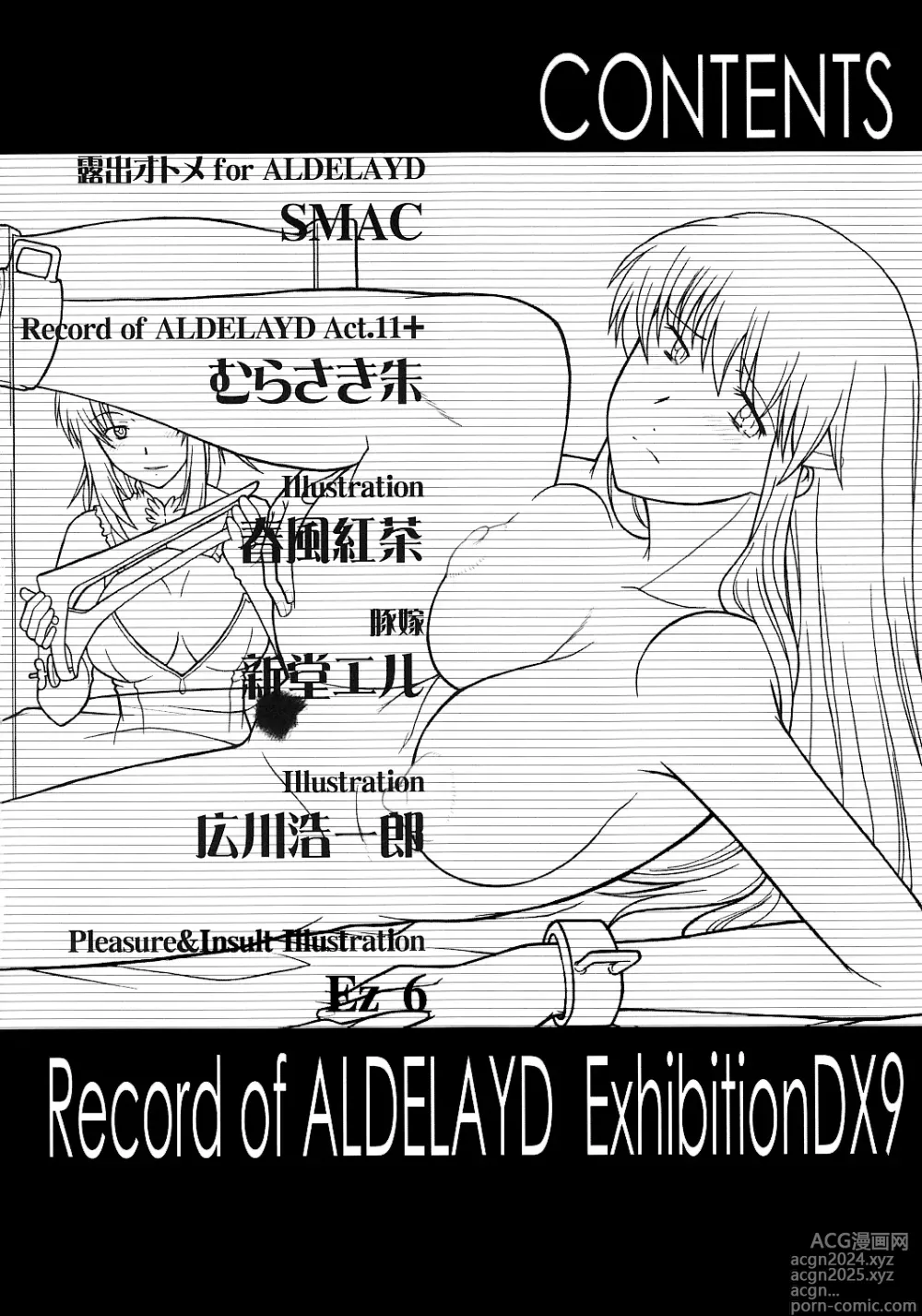 Page 4 of doujinshi RECORD OF ALDELAYD ExhibitionDX9