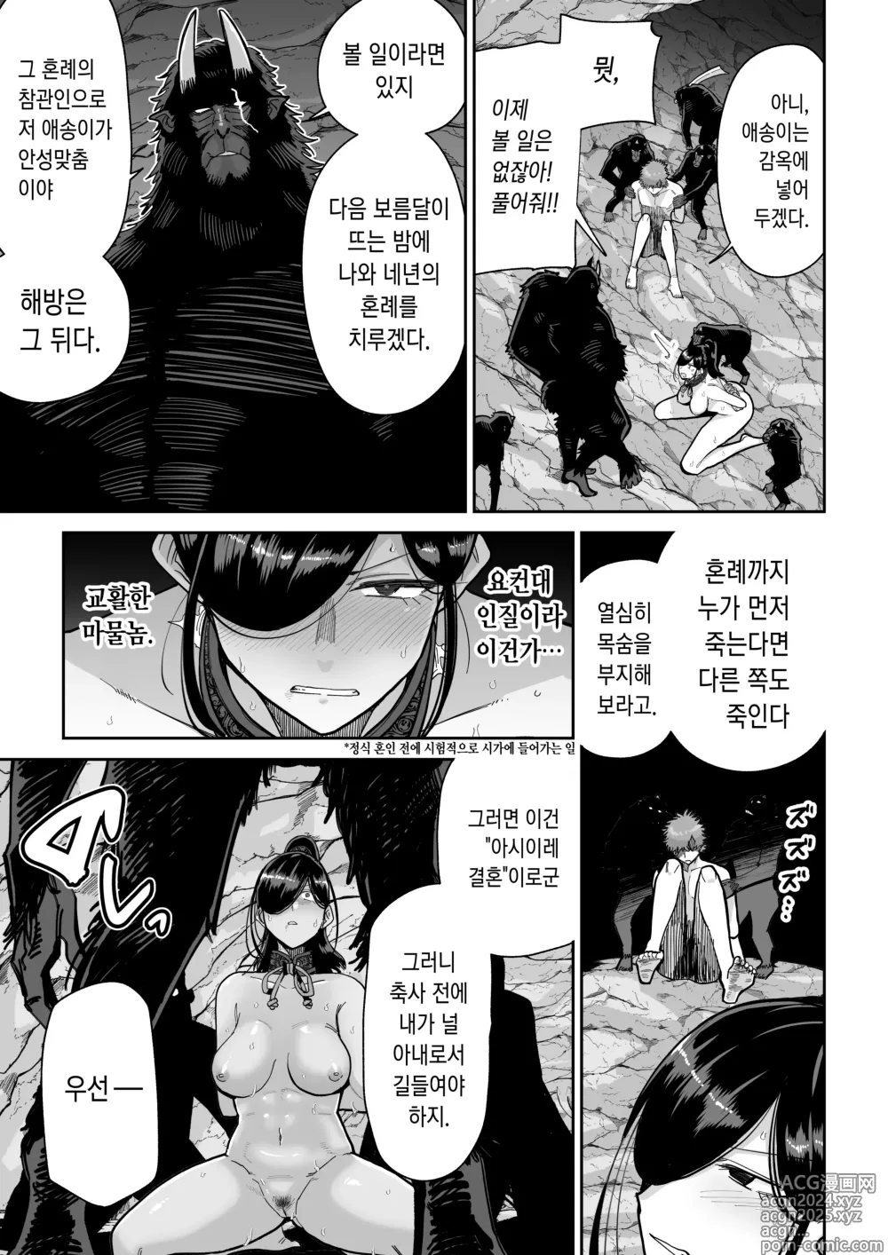 Page 12 of doujinshi 원숭이 신부 강제이류혼인담