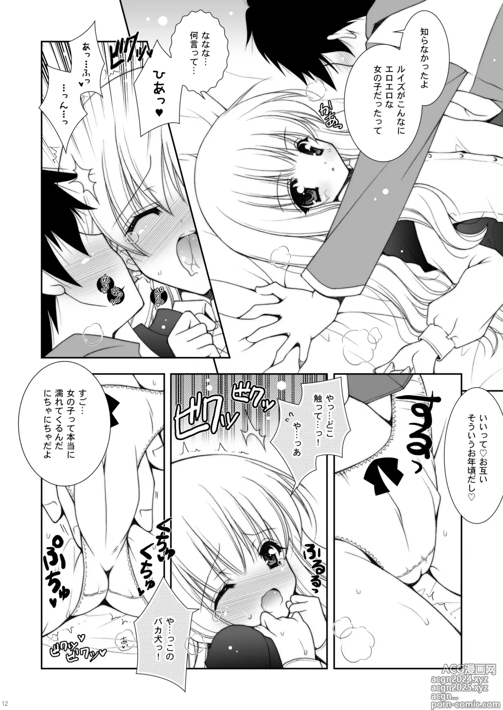 Page 12 of doujinshi Zero no Tsukaima Soushuuhen