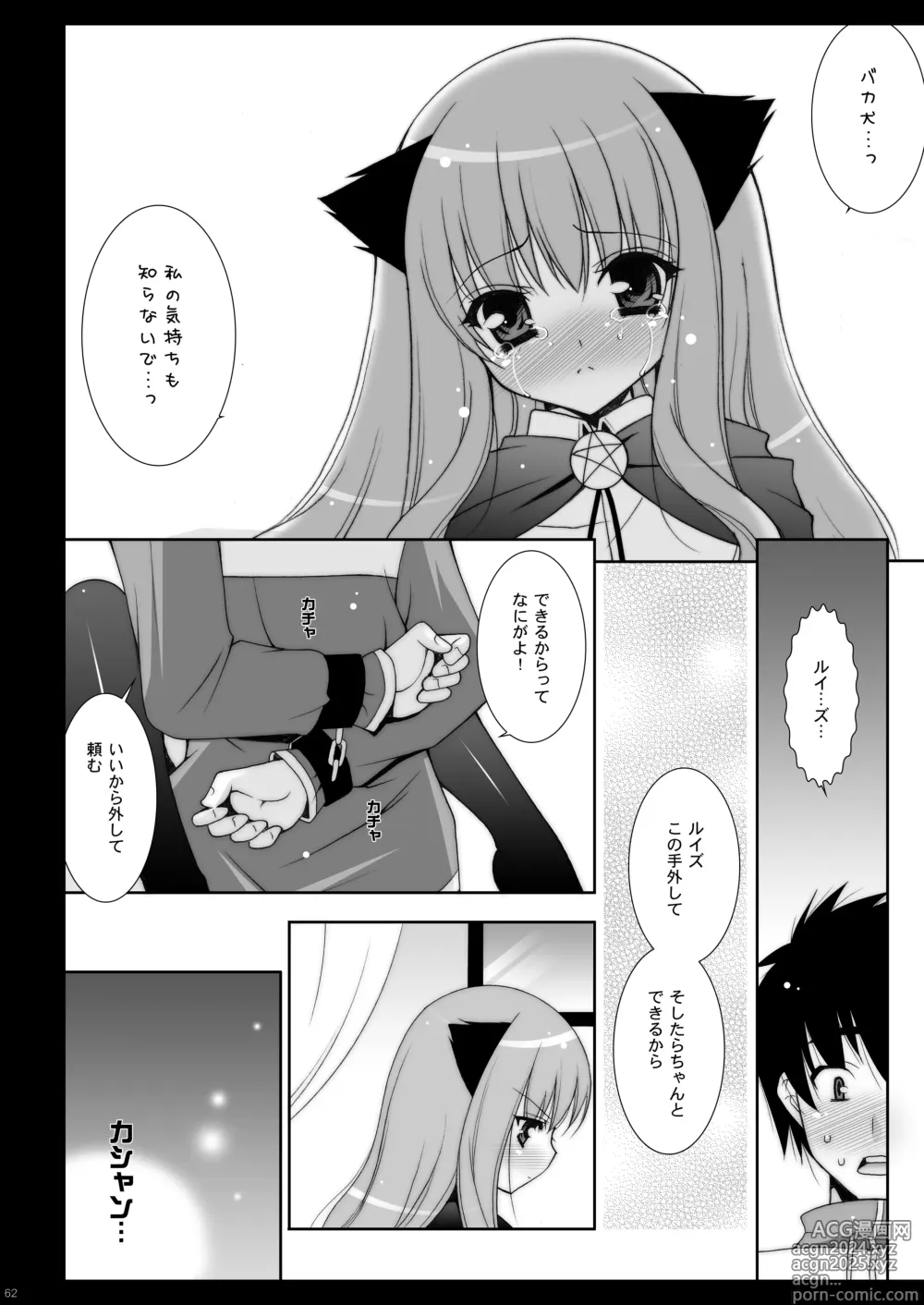 Page 62 of doujinshi Zero no Tsukaima Soushuuhen