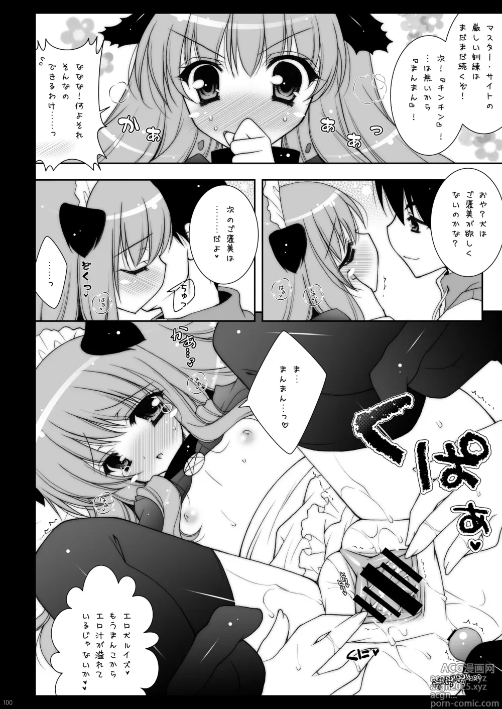 Page 100 of doujinshi Zero no Tsukaima Soushuuhen