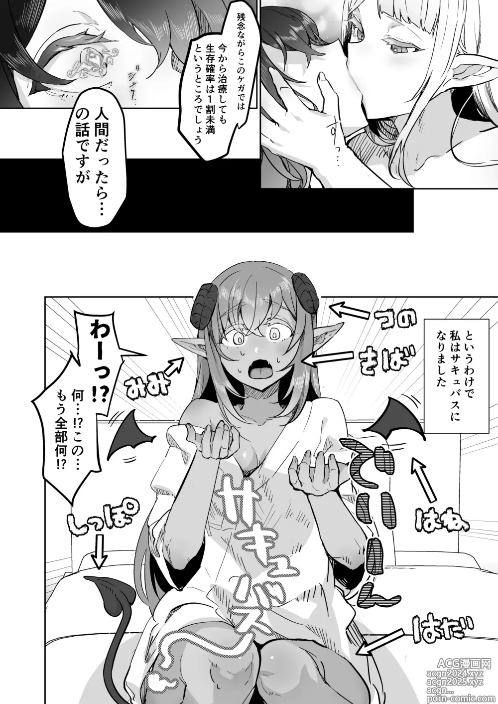 Page 6 of doujinshi Futanari Chiryou Succubus Clinic Zero ~Succubus Kenshuu Choukyou Hen~