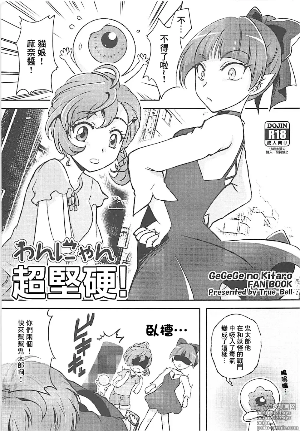 Page 1 of doujinshi わんにゃん超堅硬!