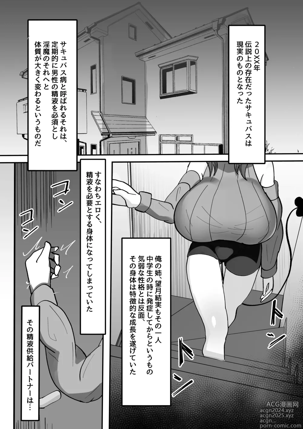 Page 3 of doujinshi Kiyowa na Teishinchou Bakunyuu Succubus Onee-chan to Love Love Sakusei Ecchi Seikatsu