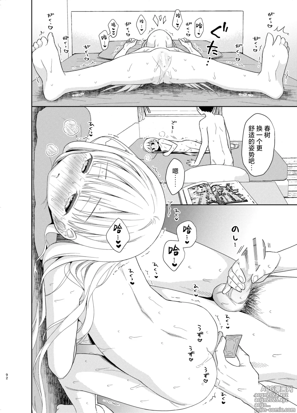 Page 90 of doujinshi TS少女春树君 5