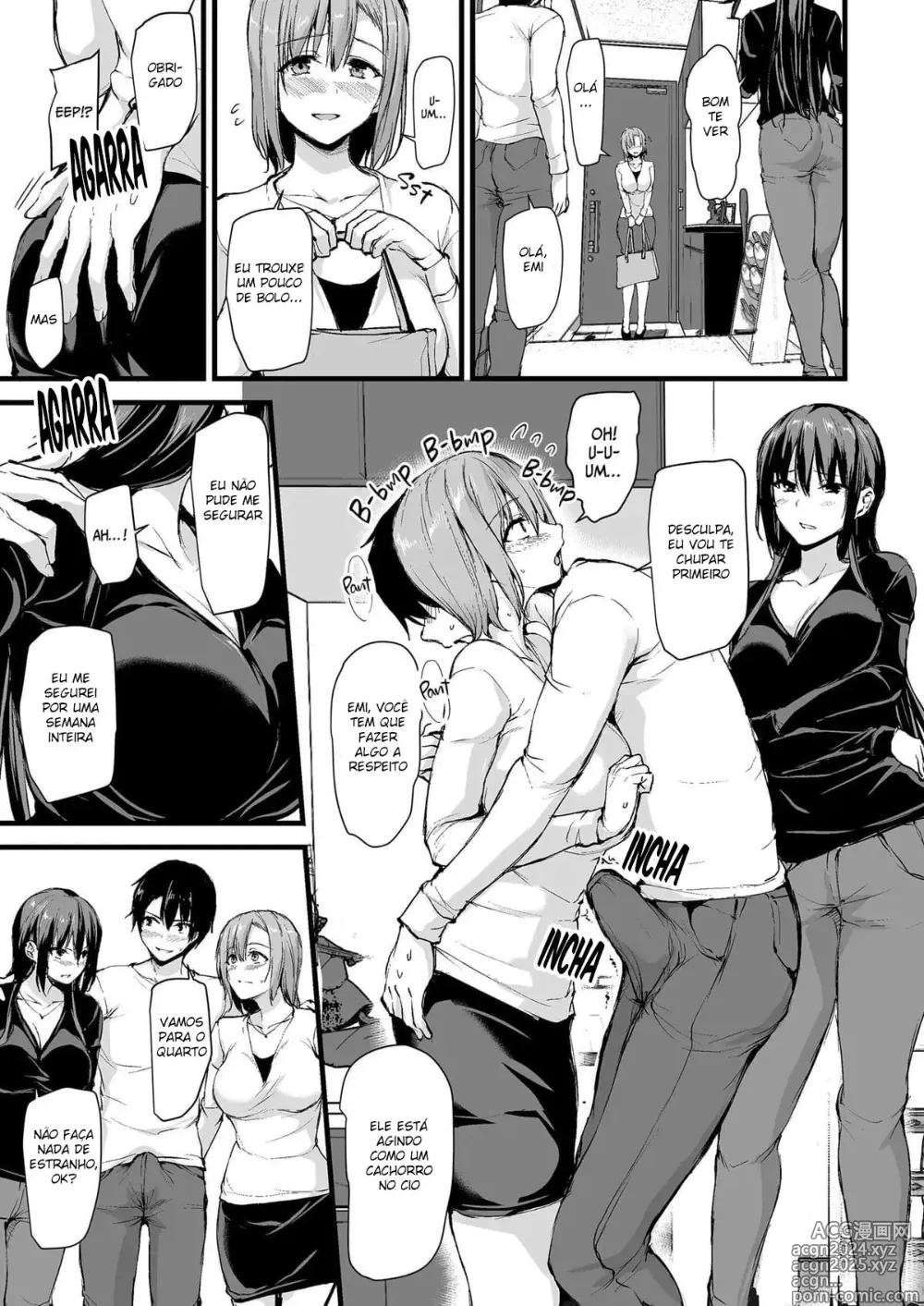 Page 28 of manga Eu não consigo ficar duro sem dois pares de seios, então minha esposa chamou uma amiga!