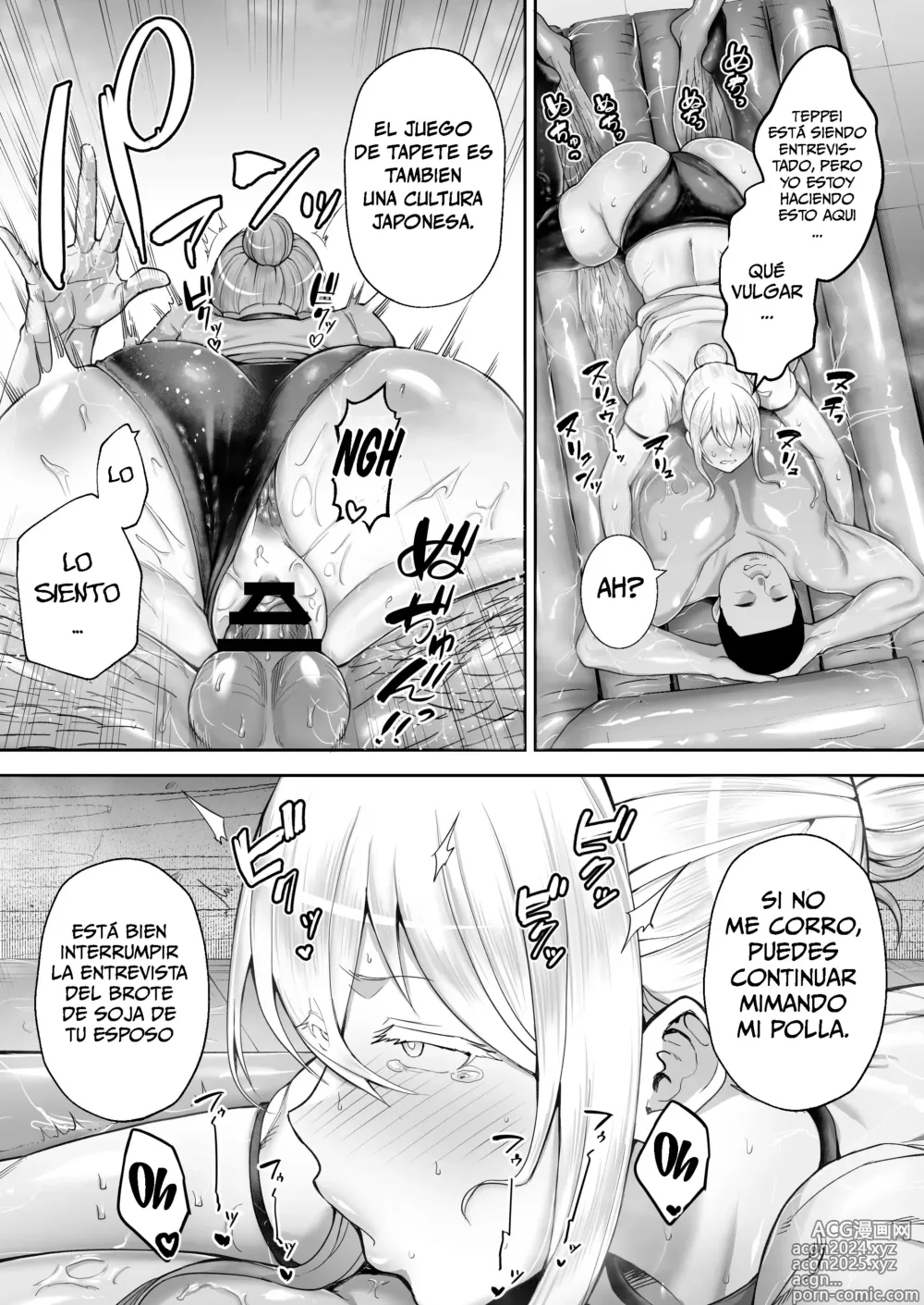 Page 17 of doujinshi Netorareta Bakunyuu Blonde Zuma Elena Ni -Musyoku no Otto o Sasaerutameni Hitasura Nakadashi Saremashita w-