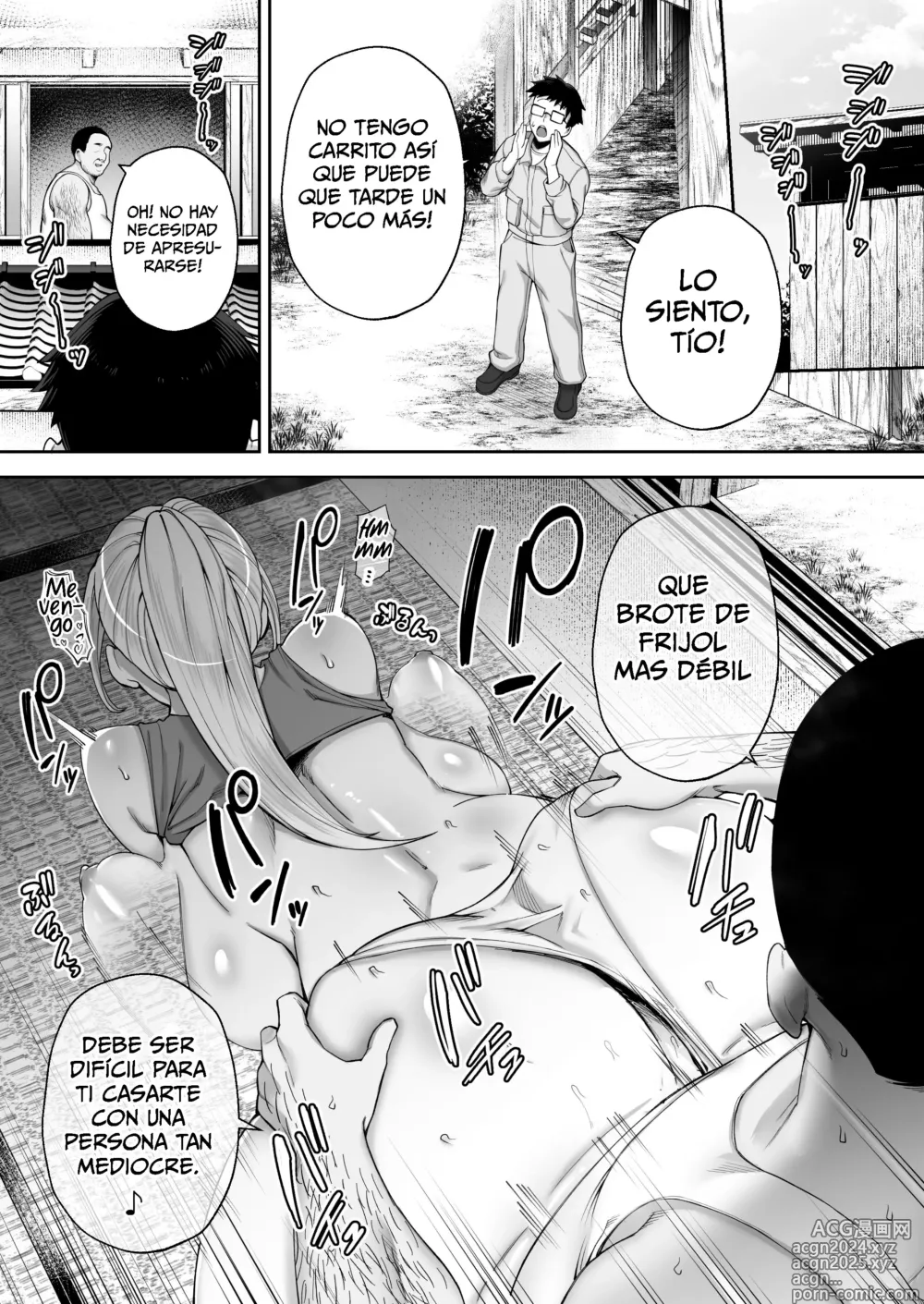 Page 29 of doujinshi Netorareta Bakunyuu Blonde Zuma Elena Ni -Musyoku no Otto o Sasaerutameni Hitasura Nakadashi Saremashita w-