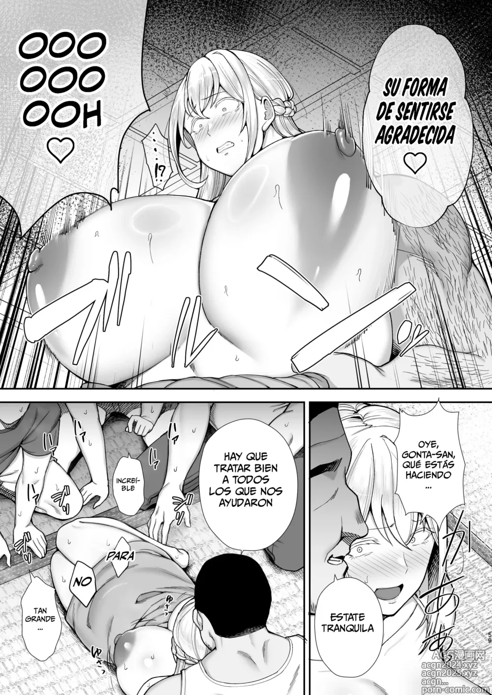 Page 59 of doujinshi Netorareta Bakunyuu Blonde Zuma Elena Ni -Musyoku no Otto o Sasaerutameni Hitasura Nakadashi Saremashita w-