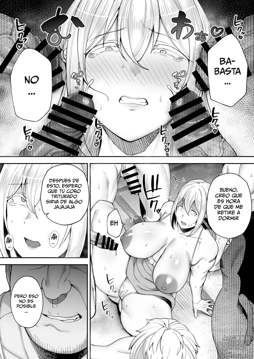 Page 63 of doujinshi Netorareta Bakunyuu Blonde Zuma Elena Ni -Musyoku no Otto o Sasaerutameni Hitasura Nakadashi Saremashita w-