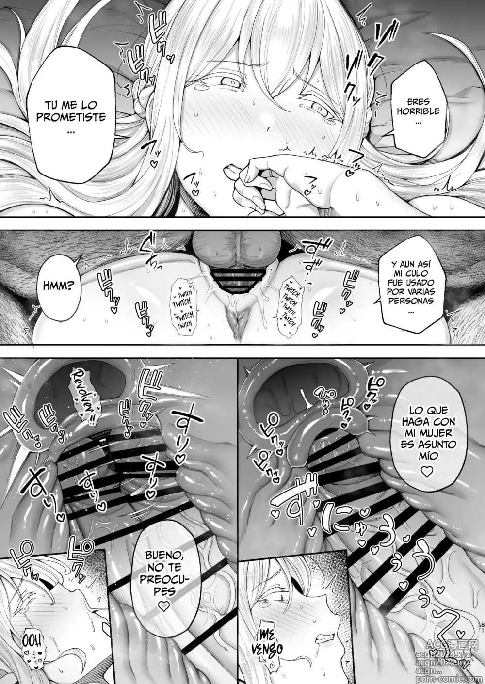 Page 81 of doujinshi Netorareta Bakunyuu Blonde Zuma Elena Ni -Musyoku no Otto o Sasaerutameni Hitasura Nakadashi Saremashita w-