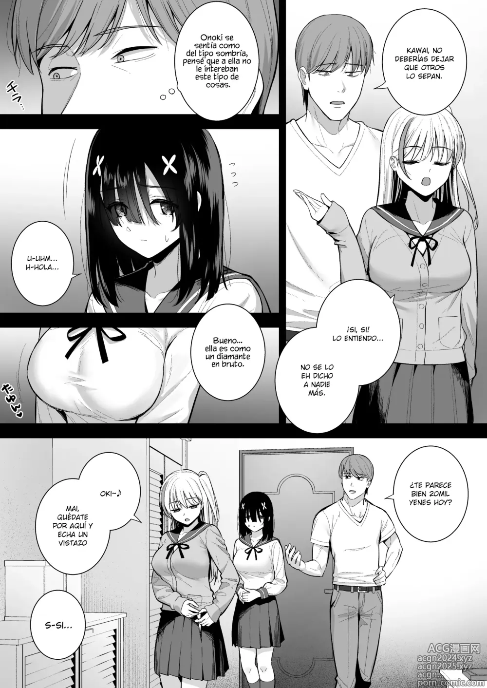 Page 8 of doujinshi Otonashii Onoki Mai wa Dawai shie Iku - Mai Onoki is Falling Down. Falling down.