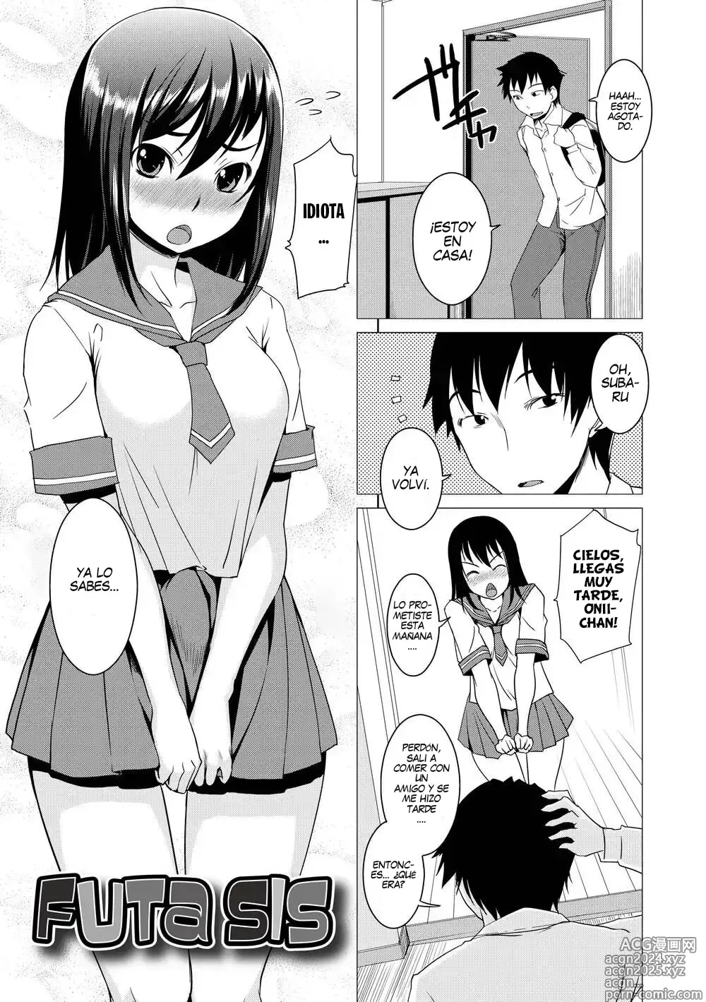 Page 1 of manga Futabu! Sister