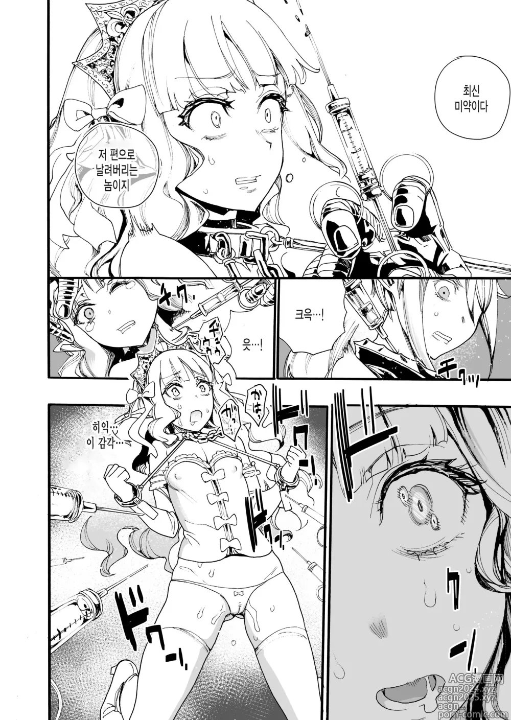 Page 10 of doujinshi Kimeseku Oujo to Kowasareta Kishidan - The Princess and the Broken Order