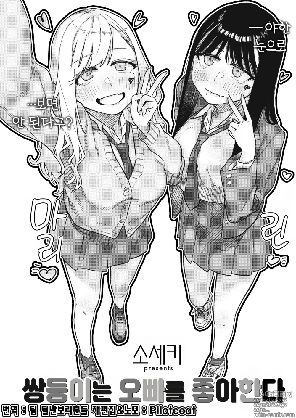 Page 2 of manga 쌍둥이는 오빠를 좋아한다 & 마음껏 하는게 좋을거야 (decensored)