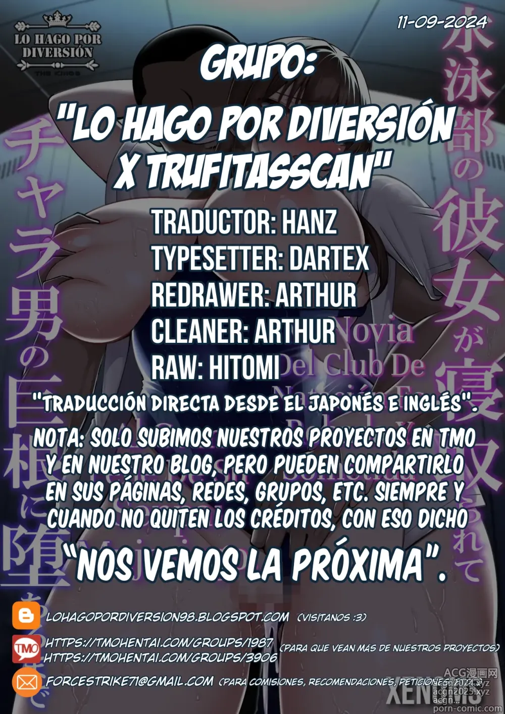 Page 37 of doujinshi Mi Novia Del Club De Natación Es Robada Y Sometida Al Gran Pene De Su Senpai Mujeriego