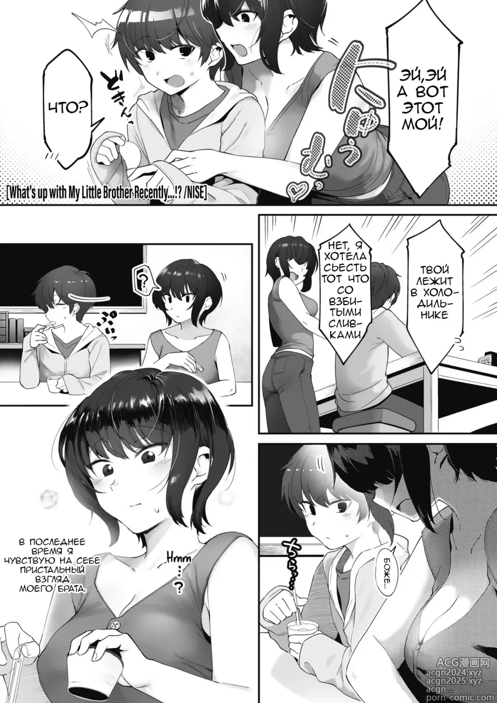 Page 1 of manga Что-то произошло с моим младшим братом в последнее время?