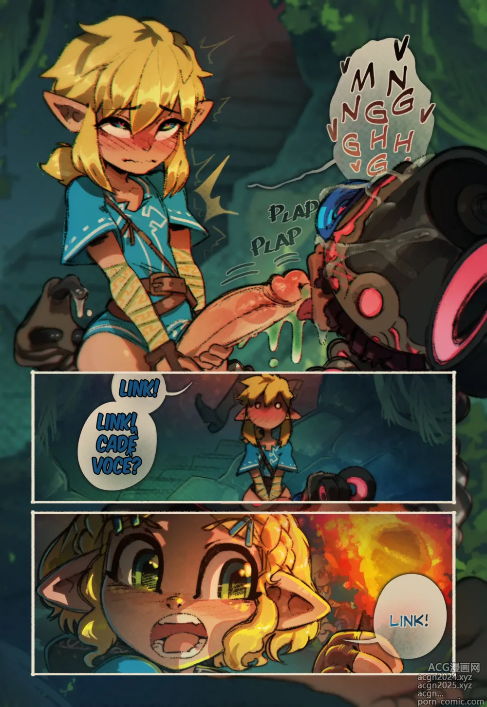 Page 9 of doujinshi Link misc