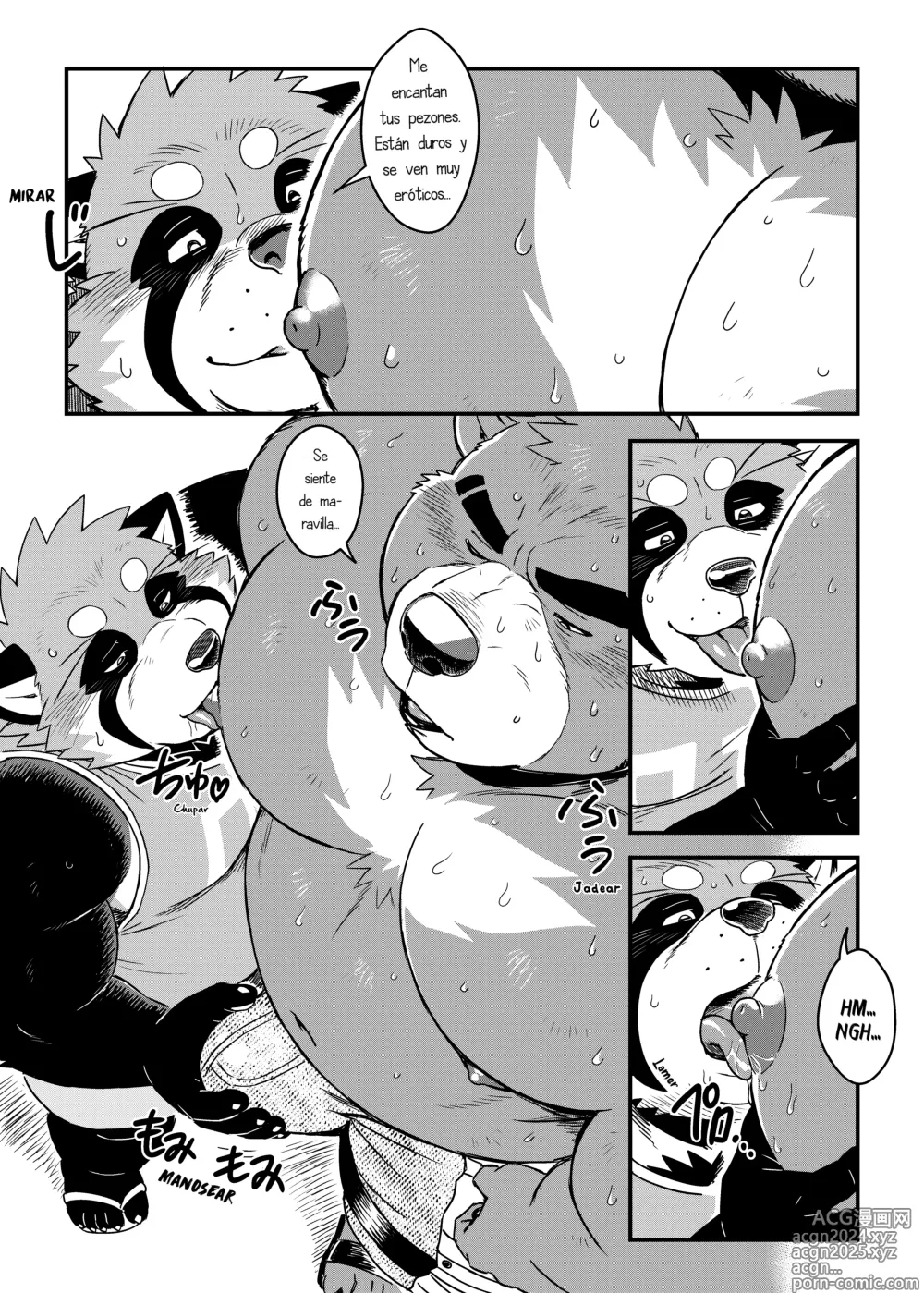 Page 10 of doujinshi Kuma-ani Koujichuu - El Hermano Oso en la Obra