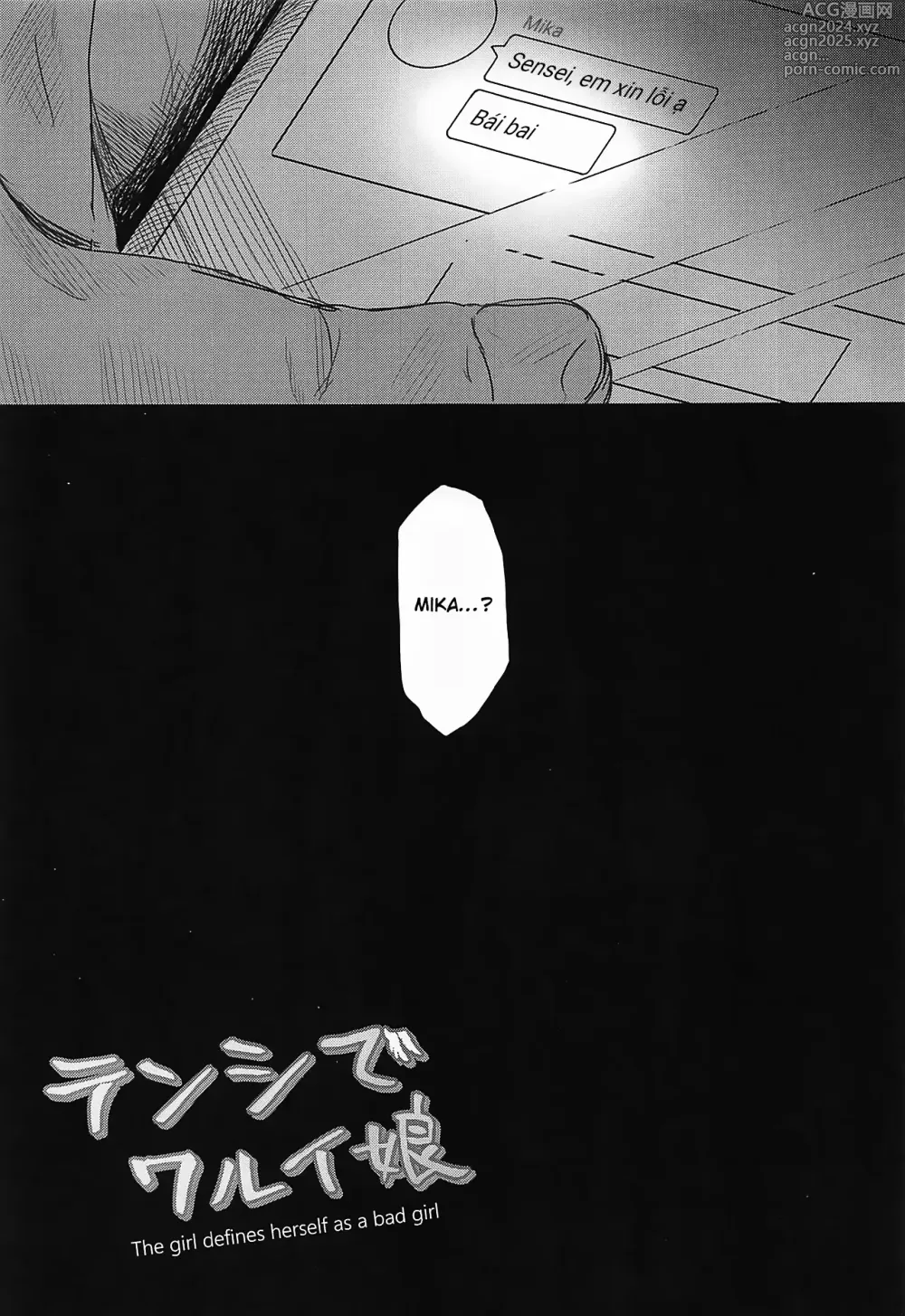 Page 28 of doujinshi Tenshi de Warui Ko - The girl defines herself as a bad girl