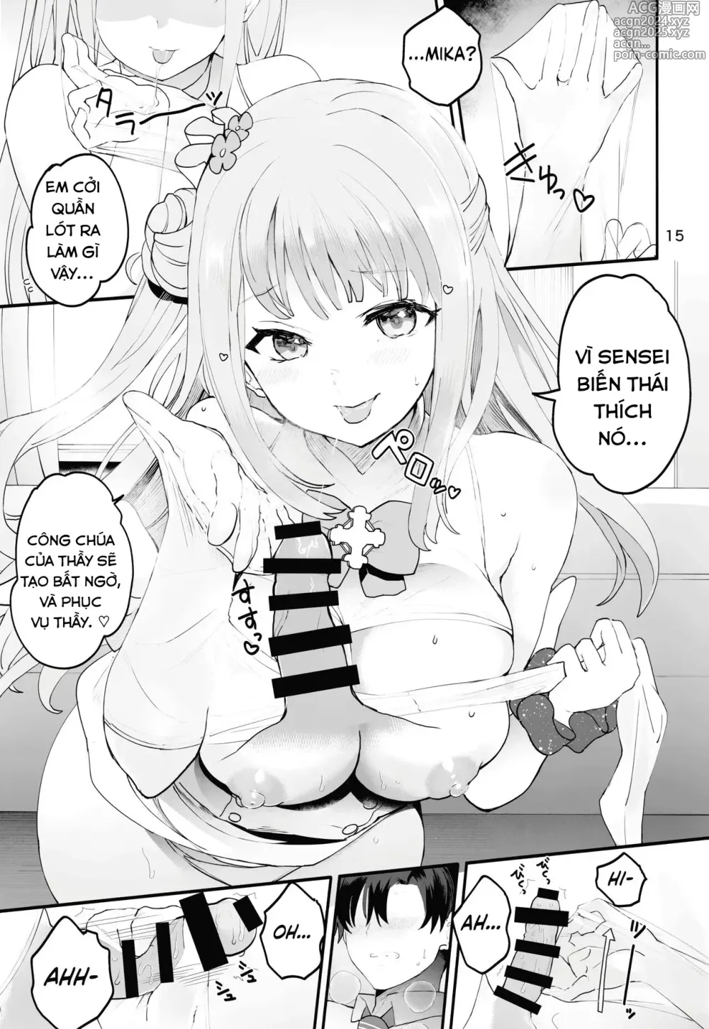 Page 14 of doujinshi Nàng Công Chúa Ngây Thơ Chưa Trưởng Thành