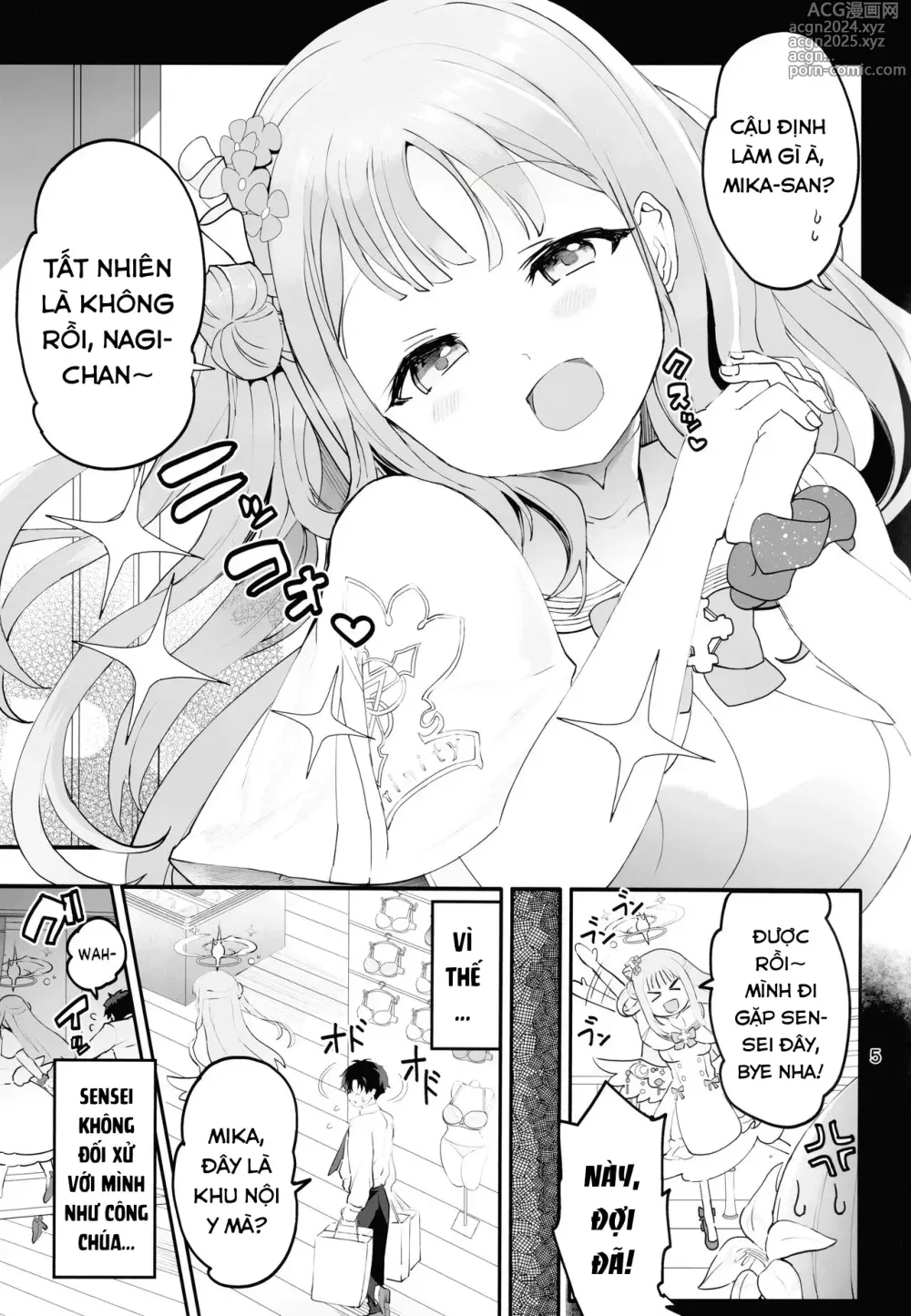 Page 4 of doujinshi Nàng Công Chúa Ngây Thơ Chưa Trưởng Thành