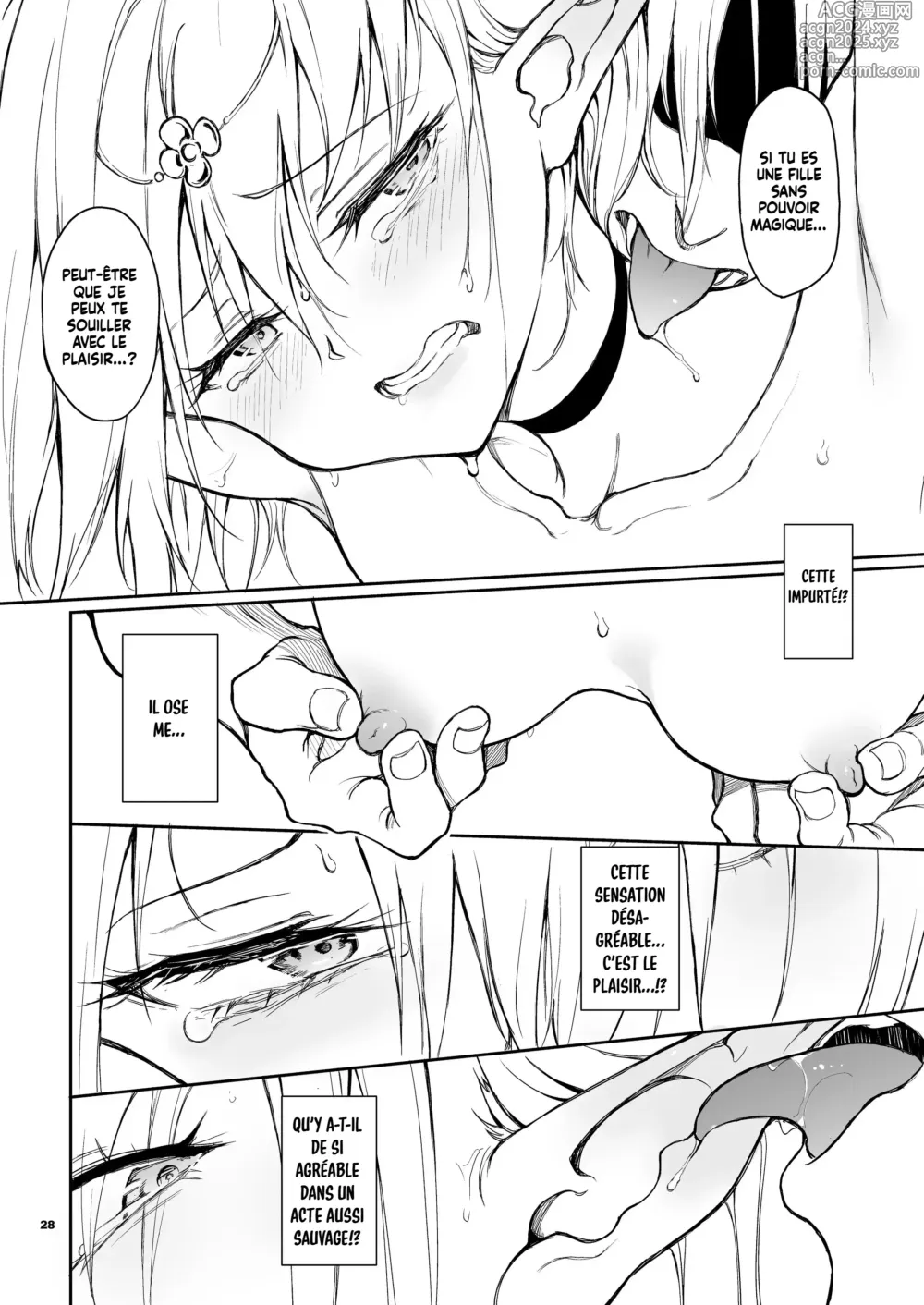 Page 28 of doujinshi L'éducation elfique. -Le pays soumis-