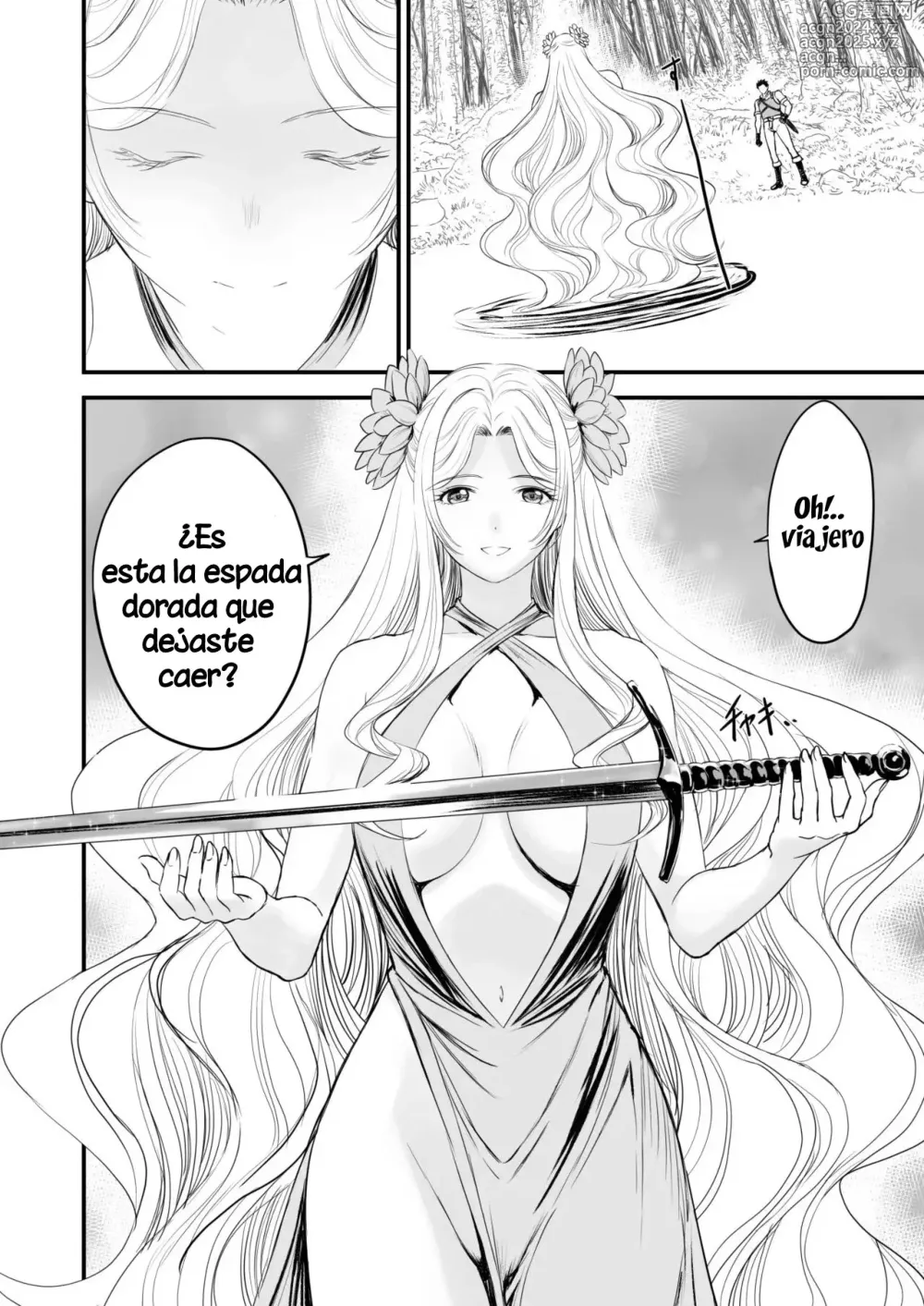 Page 3 of doujinshi Un Encuentro con la Diosa de la Fuente