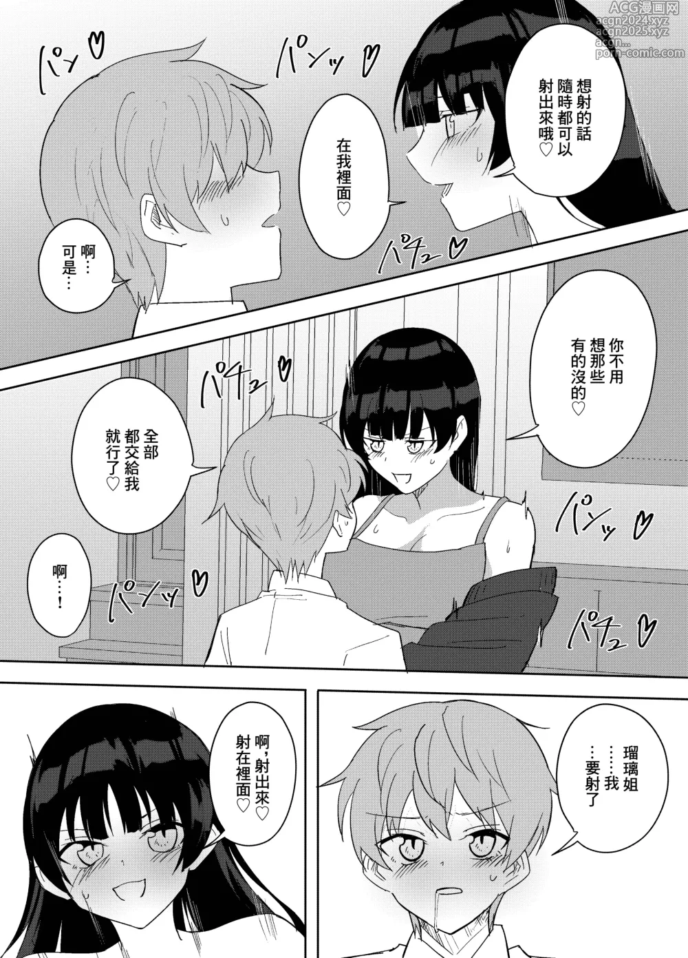 Page 22 of doujinshi Kanojo no Onee-san ga  Ecchi Sugiru.